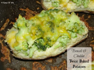 4 Sons 'R' Us: Broccoli & Cheddar Twice Baked Potatoes