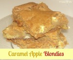 Caramel Apple Blondies