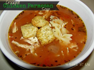 4 Sons 'R' Us: Crockpot Chicken Parmesan Soup